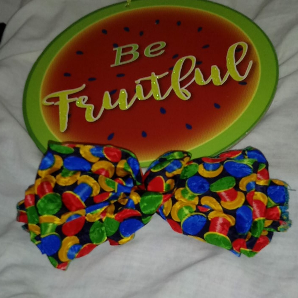 Colorful Vintage Hair Bow